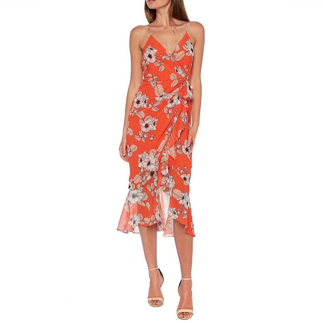 Nwot - Bardot | Loretta Floral Midi Dress - Size Small / 6 - Floral